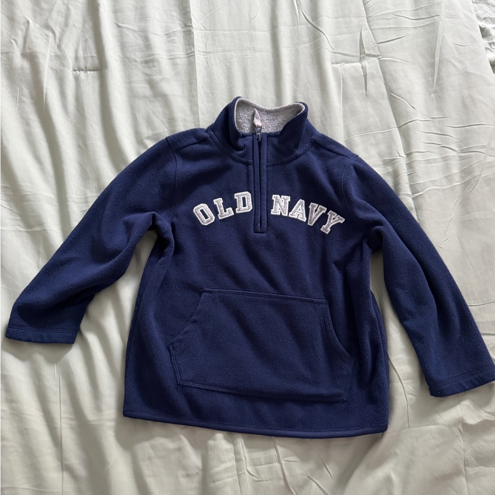 Old Navy Kids Blue Fleece Pullover 3T